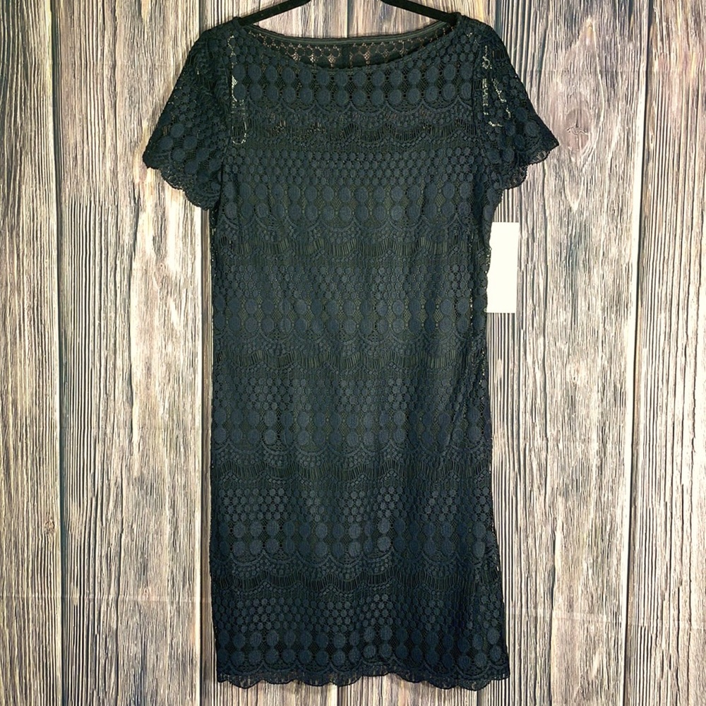 BOSTON PROPER WOMEN DRESS Size 10 Color Black new with tags